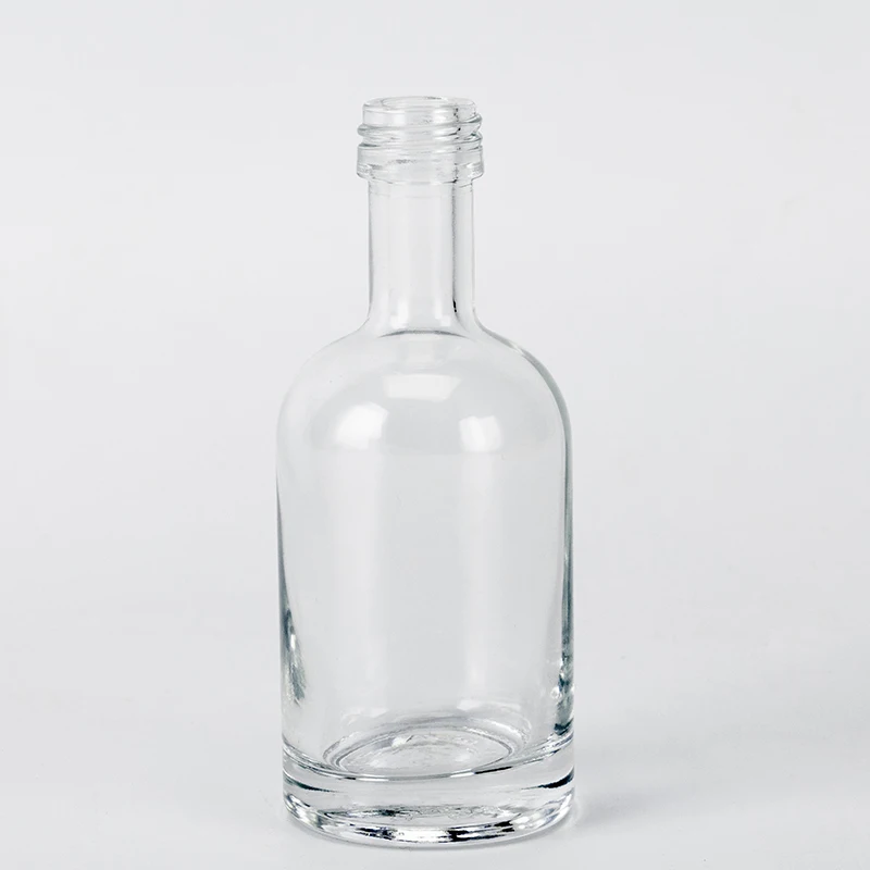 50ML Shot Glass Alcohol Bottle Mini Nordic With 18MM Ropp Finish Neck