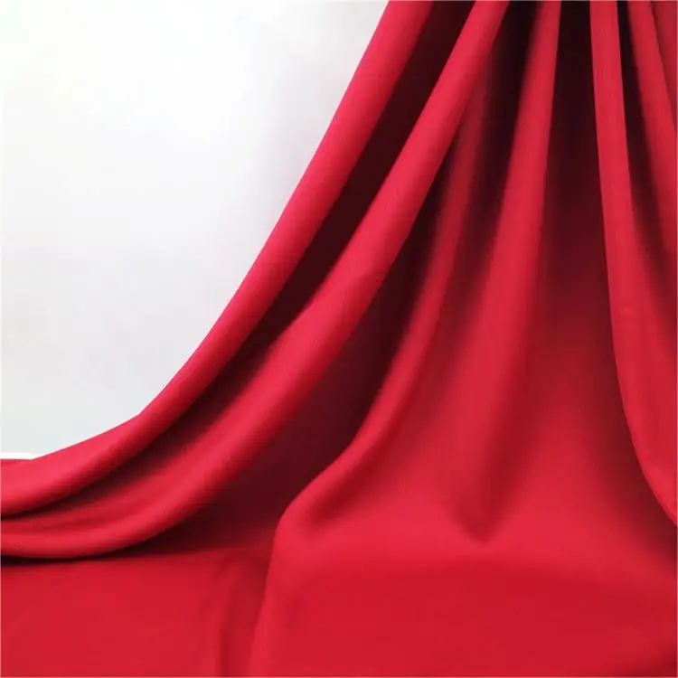 Cozy 95% Polyester 5% Spandex Cloth Plain Woven Charmeuse Satin Fabric