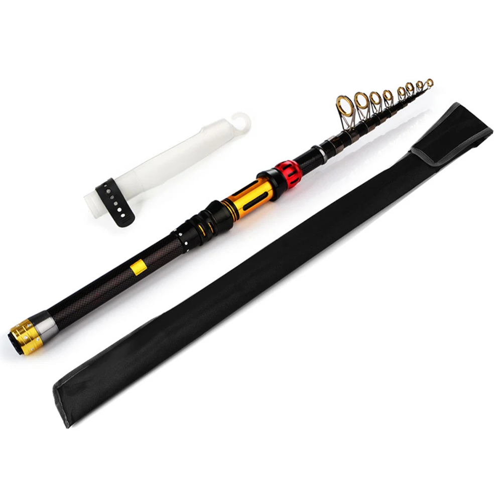 Newbility 6ft-11ft Length 1.3ft-1.5ft Closed Length Lightweight Telescopic Rod 24T High Carbon Fishing Rod