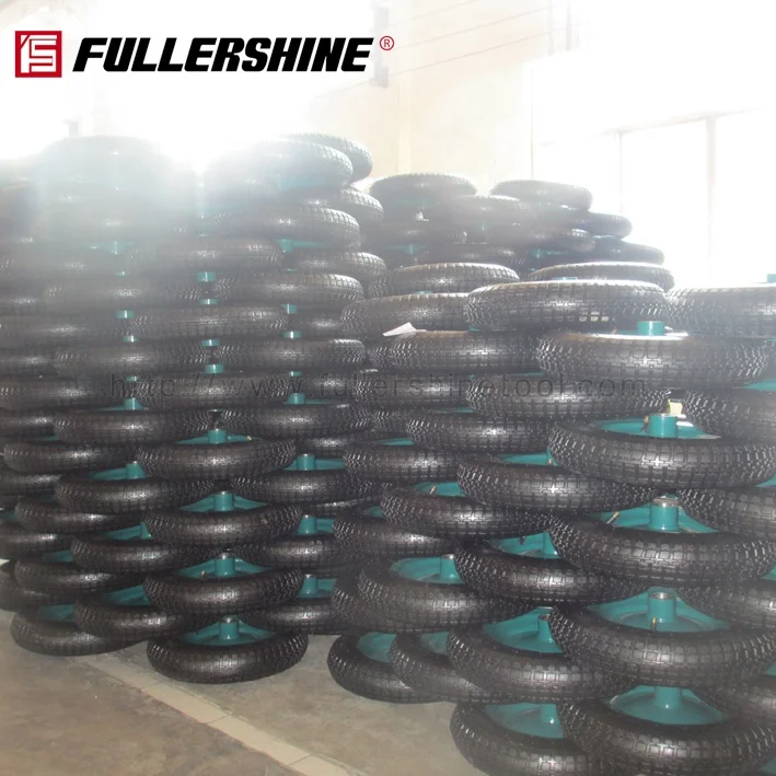 Good Quality Pneumatic Rubber Wheel 14 Inch 3.50-8 With Metal Rim