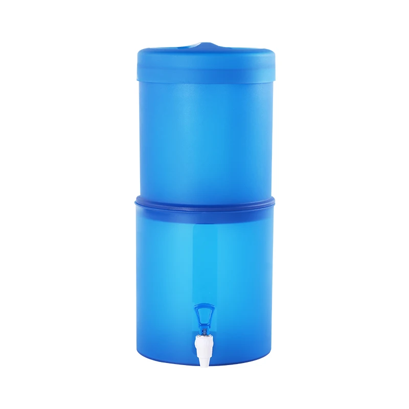 JEWIN 20L Gravity Water Filter Ceramic Water Purifier Activated Carbon Rod Drink Water Filter