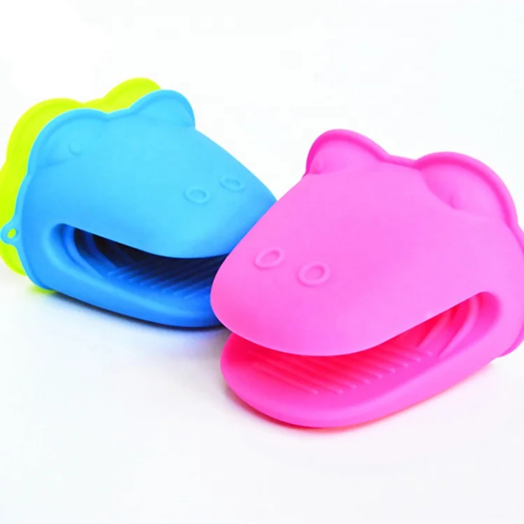 
OEM ODM Cooking Pinch Grips Heat Resistant Pot Holder Customized Silicone Mini Oven Mitts 