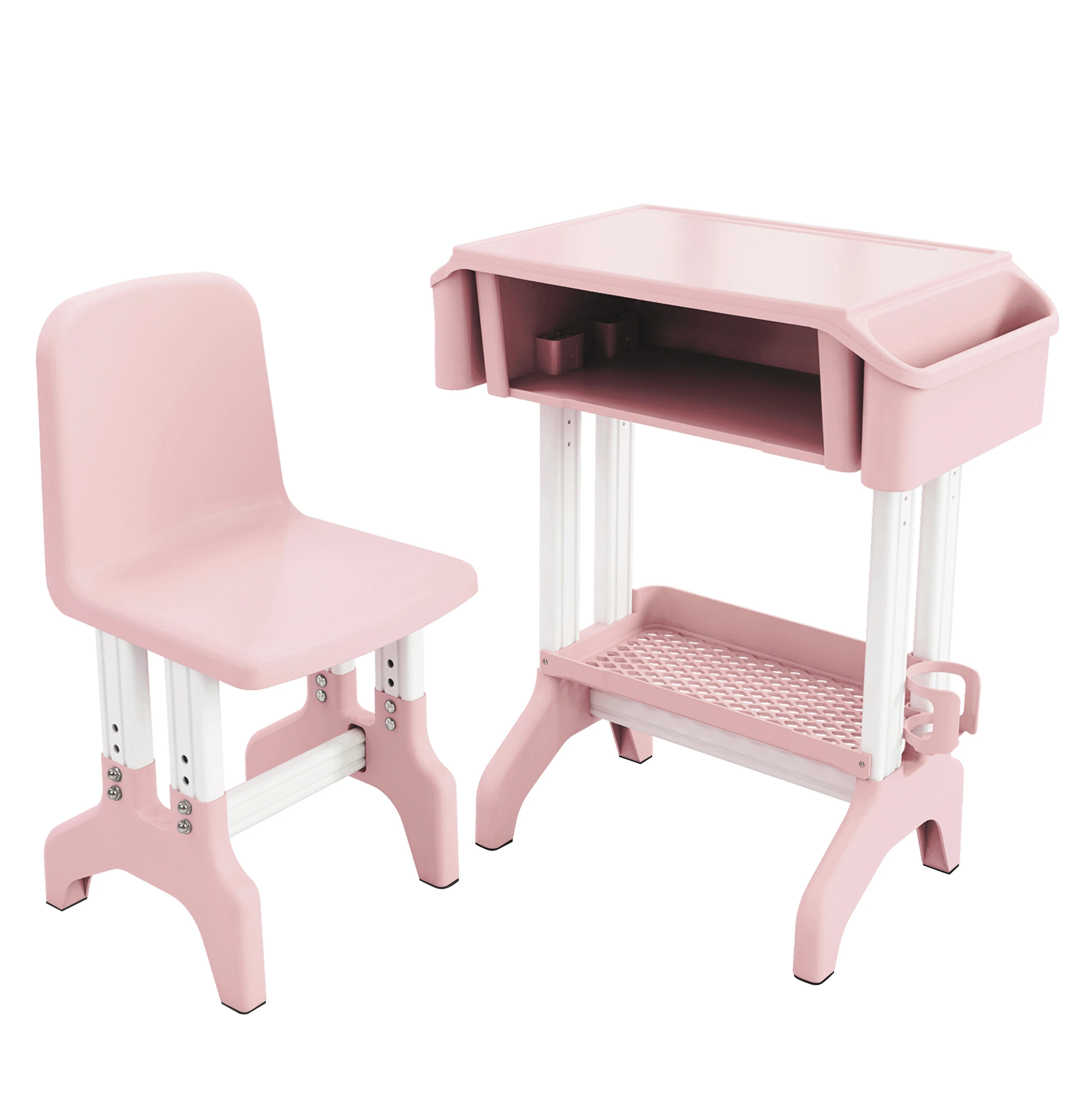 Дешевая цена экологическая ПП синяя школьная мебель в классе учебный стол и стул для студентов