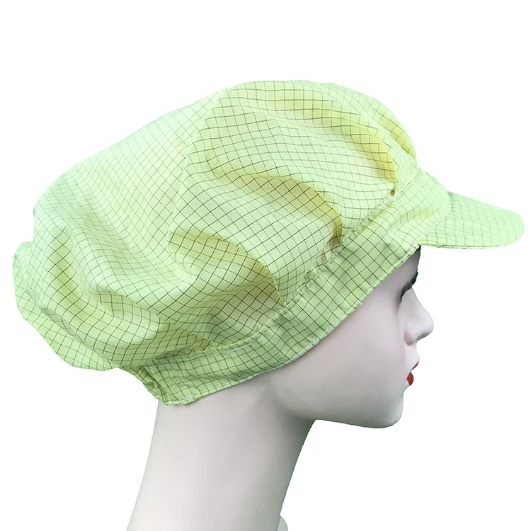 Worker Wear Customized ESD Cap Clean Room Hat Dust-free Anti-static Work Cap