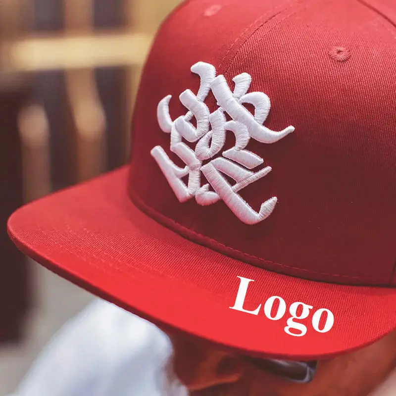 3d Embroidery Custom Logo Snapback Hat Outdoor Hip Hop 3d Puff Embroidery Mens Hats Snapback Caps Unisex Adults Knitted TF