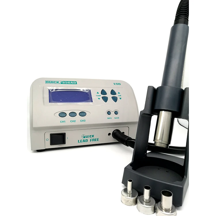 
QUICK 861DW High Quality Hot Air Welding Stand Multi channel Desoldering Platform 