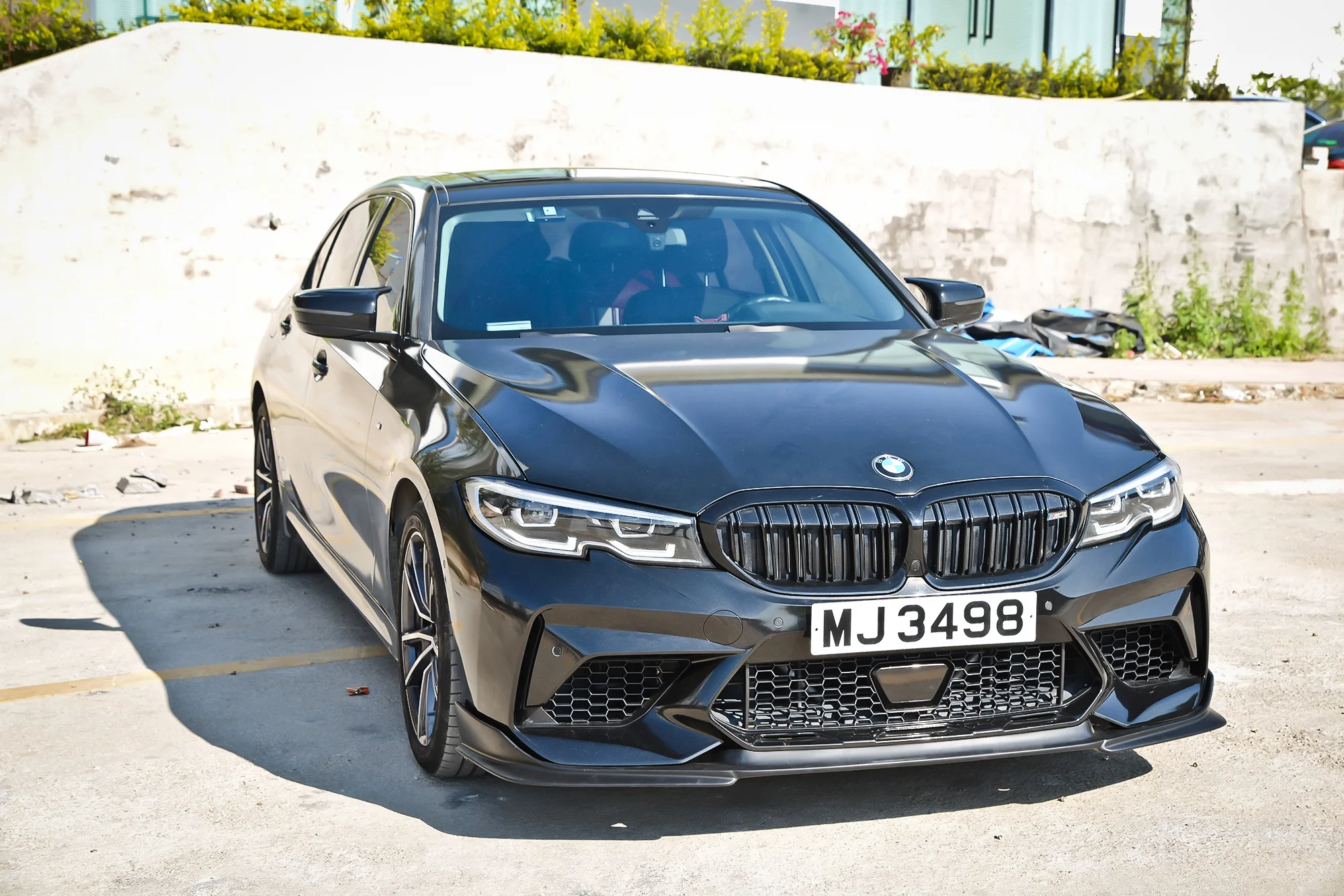 Для Bmw G20 3 серии M3c стиль автомобильный передний бампер PP передняя губа кузов