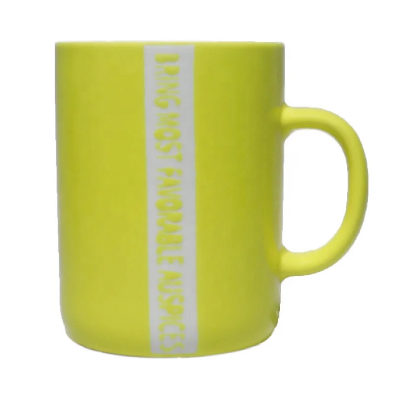 
Eco-friendly New Bone China Solid Color Glaze Ceramic Straight Mug Round Bottom Coffee Mug Tea Drinking Cup Light Blue 