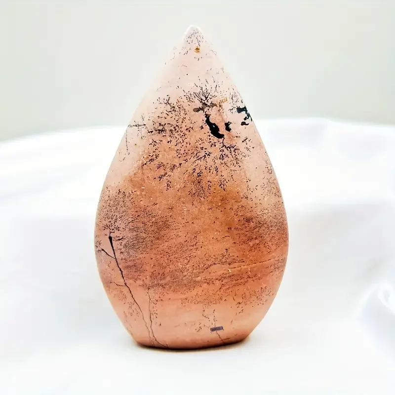 Fanshi Natural Chinese Painting Stone Flame Polishing Home Table Arts Crystal Crafts Carved Feng Shui Mascot Love Decor