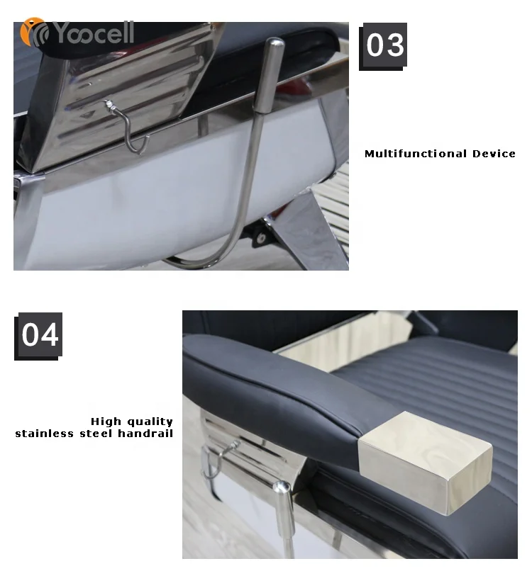 Yocell vintage black wholesale barber chair for salon beauty equipment