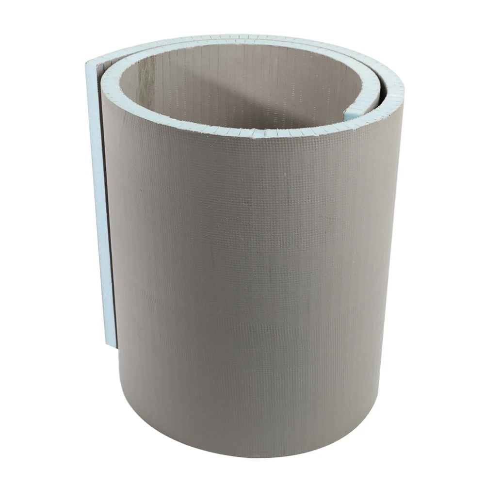 20mm Pre-slit Curved Board Grooved widthwise Xps Tile Backer Board  for Wet Room