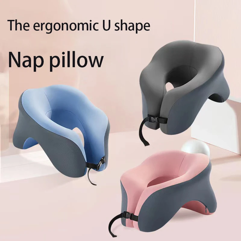 Office nap pillow memory foam pillow slow rebound ergonomic design Face down pillow U shaped