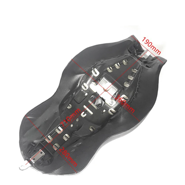 Аксессуары для мотоциклов RTS подходит Harley Xl883 1200n 04-15 883 кожаное сиденье Модифицированная утолщенная Подушка на два