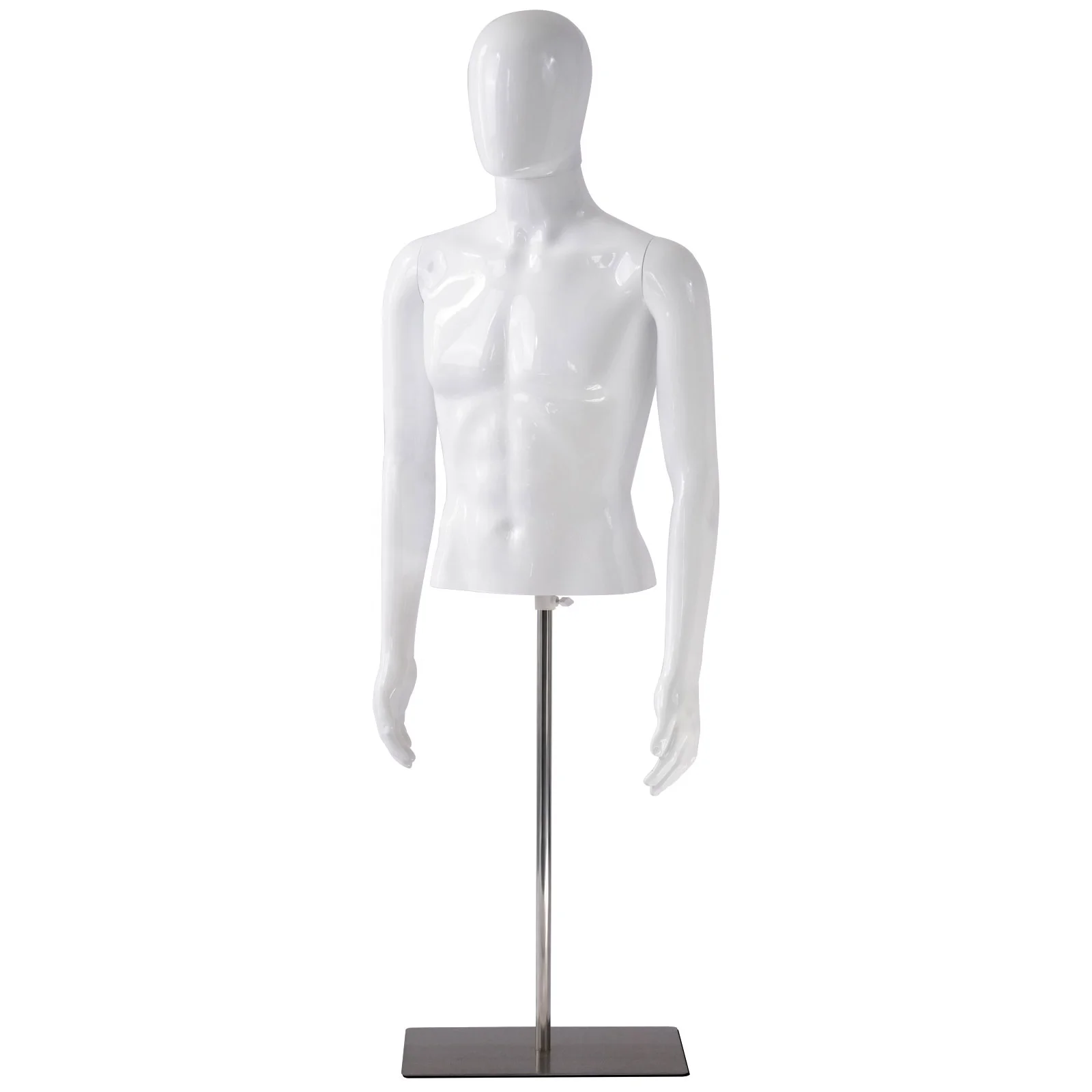 High Quality Mannequin Male Dress Form Tshirt Hat Display, Easy to Assemble and Remove Mannequin Torso Set