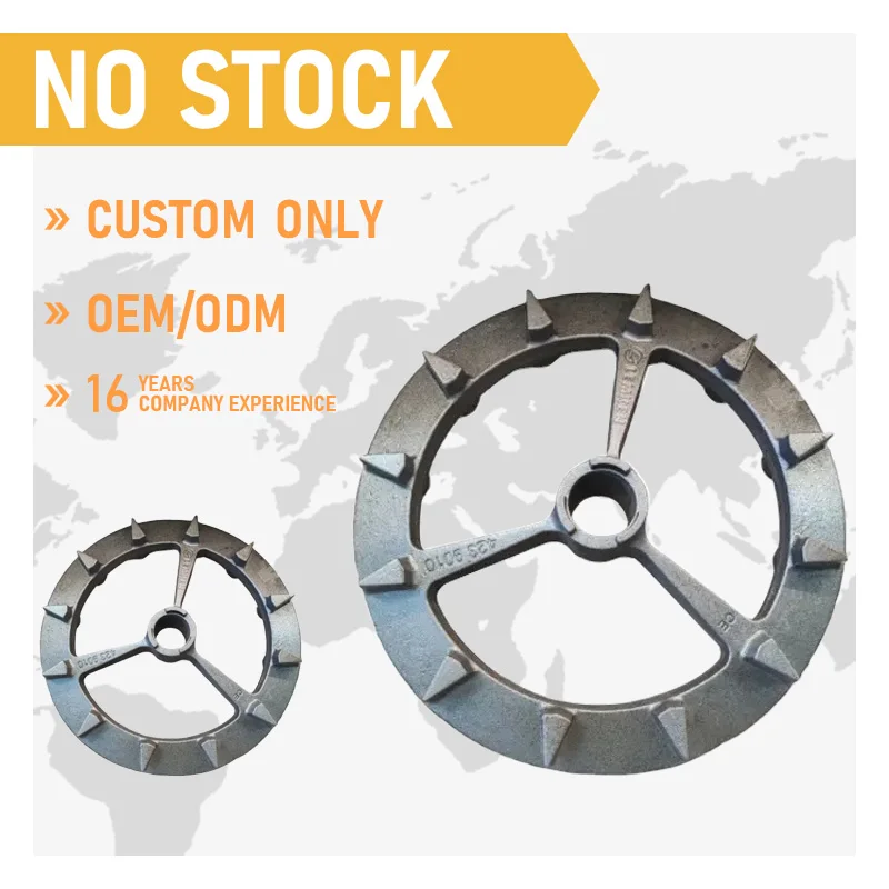 Professional customization die casting aluminum alloy piece casting services for agricultural machinery parts wheel tractor