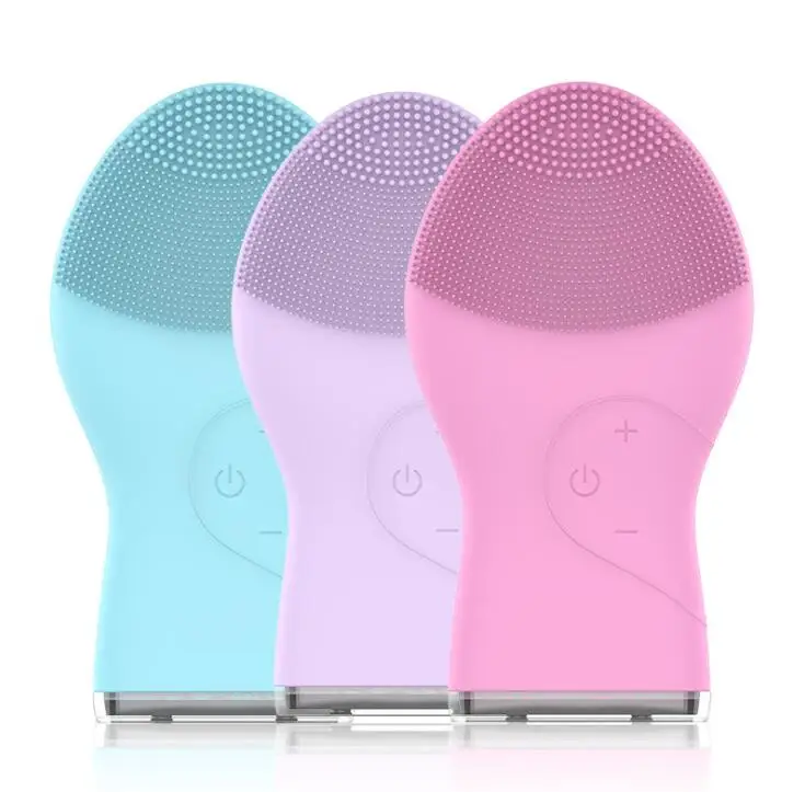 
Sonic Silicone Facial Cleansing Brush USB Rechargeable Electric Face Clean Brush Silicone Face Brush Deep Cleansing 