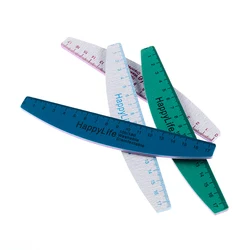 Wholesale Lime Professional Grit 80/100/150/180/240 Double-Sided Custom Printed Logo  Zebra Sandpaper Nail File