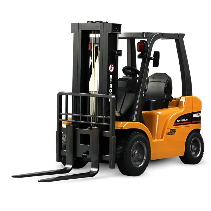 Tiktok Huina 1577 RC Forklift 2.4GHZ 1/10  360 Degree Rotation Remote Control Construction Toys Diecast Set