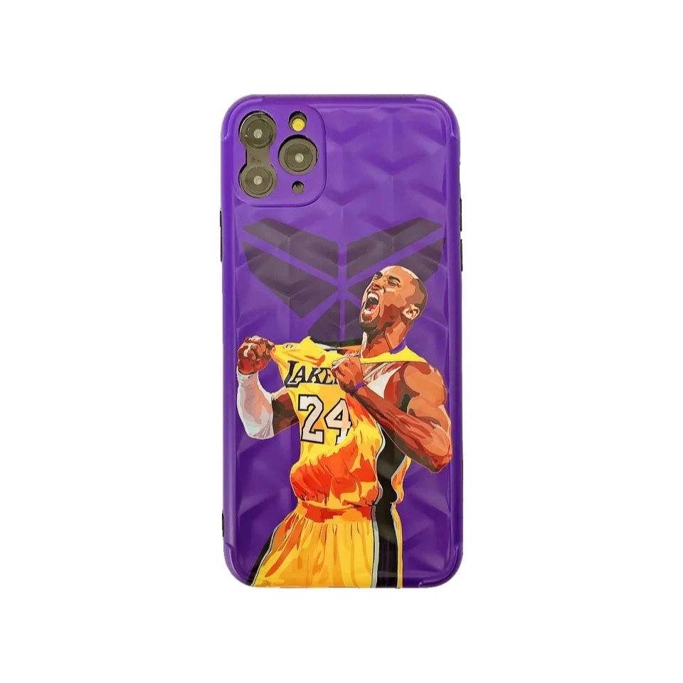 
Basketball Suit 24 Lucky Number Cases For iPhone 12 11 Pro MAX 7 8 Plus XR X XS Black Soft IMD phone case 