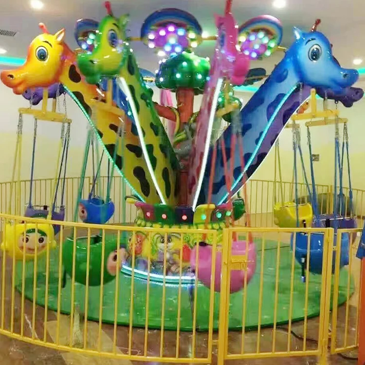 Kid Chairs Trailer Amusement Park Rotating Flying Chair For Children And Adult