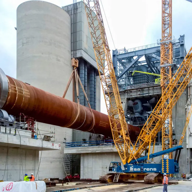 500TPD factory price of cement production process lime calcination plant line