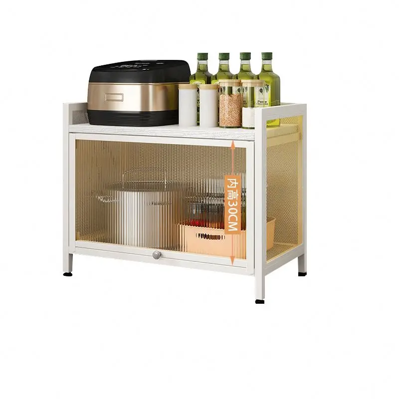 Kitchen Storage Box Condiment Boxes Plain Double Compartment Household Division Clamshell Sealed Storage Box