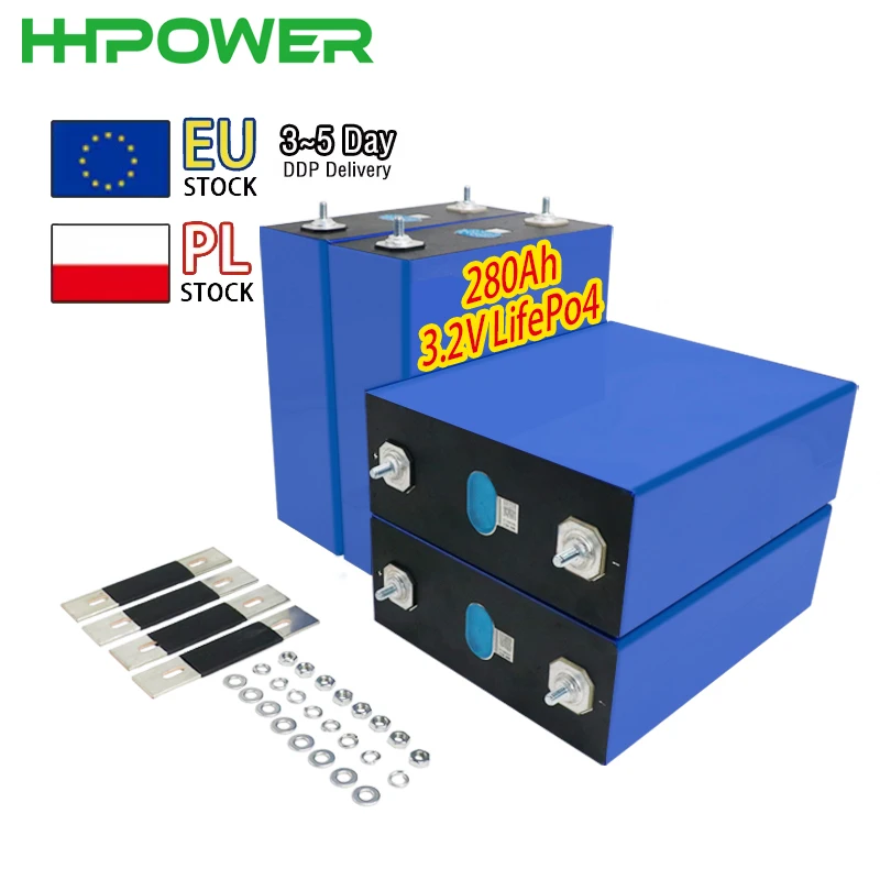 Europe Poland Eu Stock HHPOWER 3 2 В 280AH батарея hithium призматический lifepo4 литиево-ионный аккумулятор