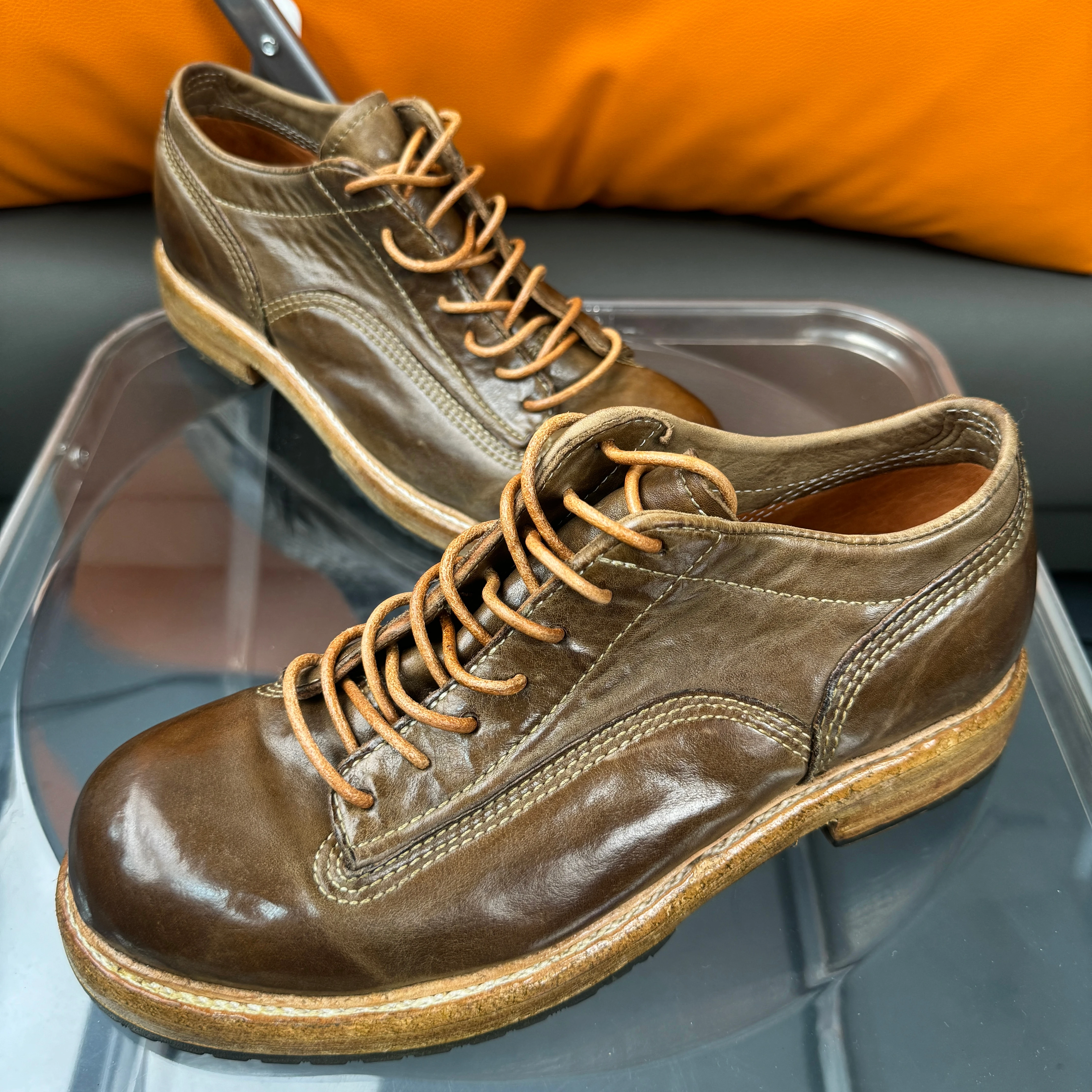 Goodyear welt classic shoes men Horsehide Genuine Leather Italian men shoes wedding party custom dress shoes for men