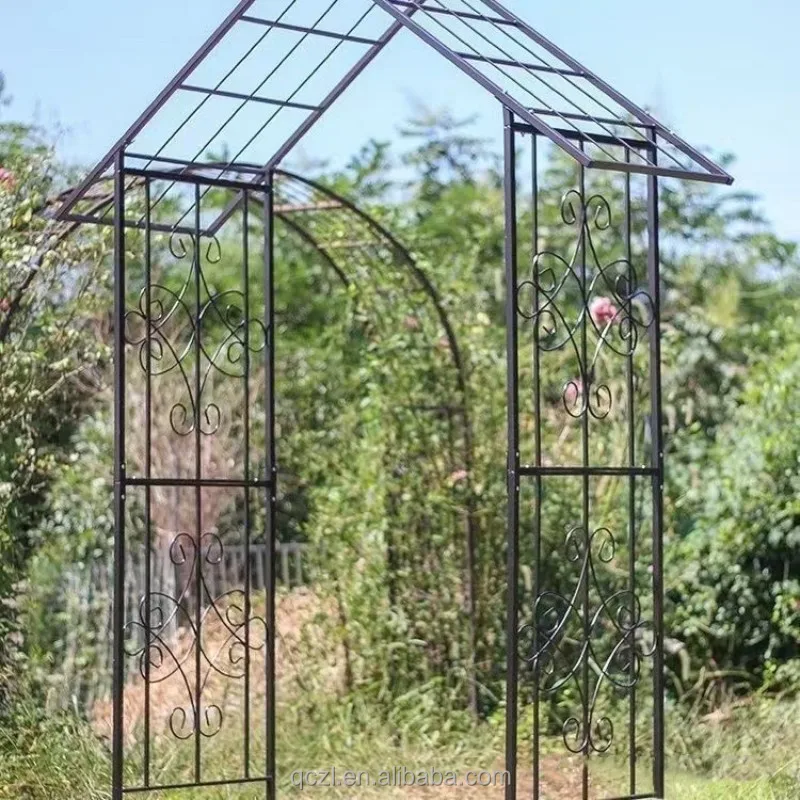 Metal Outdoor and Indoor Gardens Wedding Arch Trees for Wedding Bride Party Elegant Decoration Garden Climbing Plants Vines