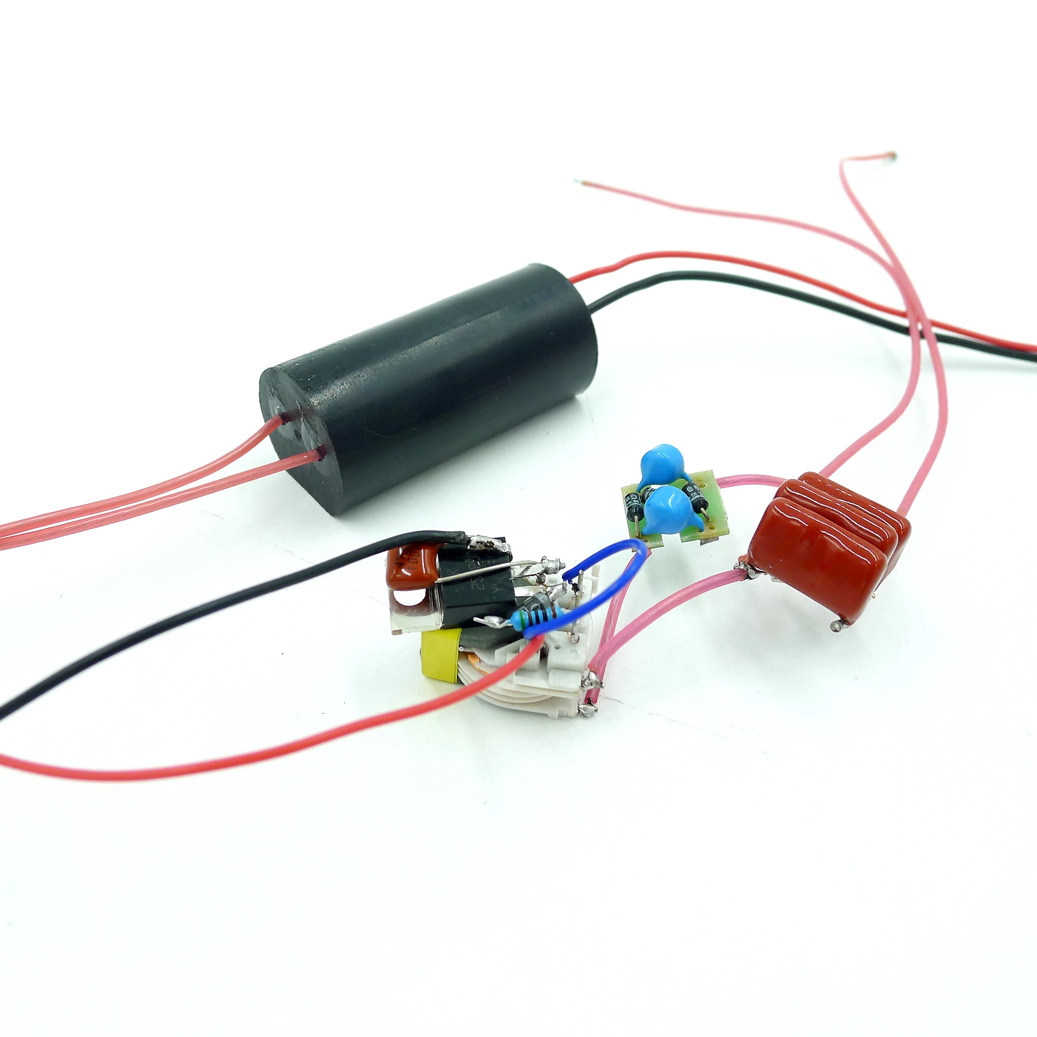 DC 6V to 80kV Step-Up Flyback Transformer High Voltage Converter, Suitable for Gas Stove Ignition