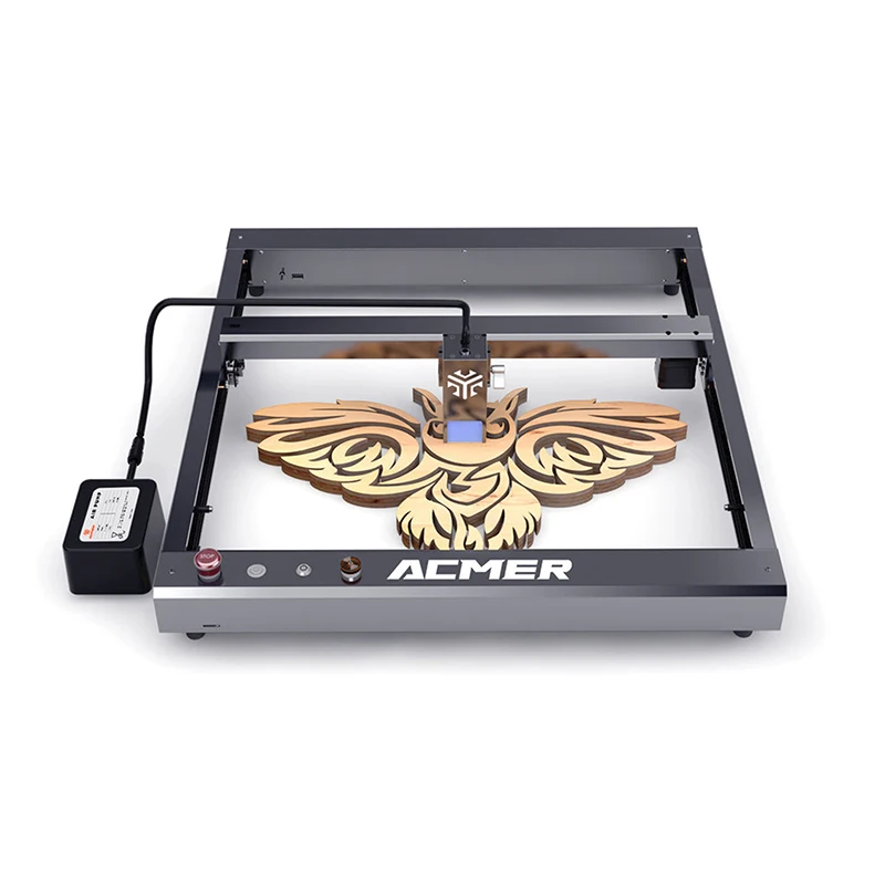 ACMER P2 /10W20W/ 33W Laser Engraver and Cutter Machine Engraving Accuracy 0.01mm Large Working Area 420*400mm