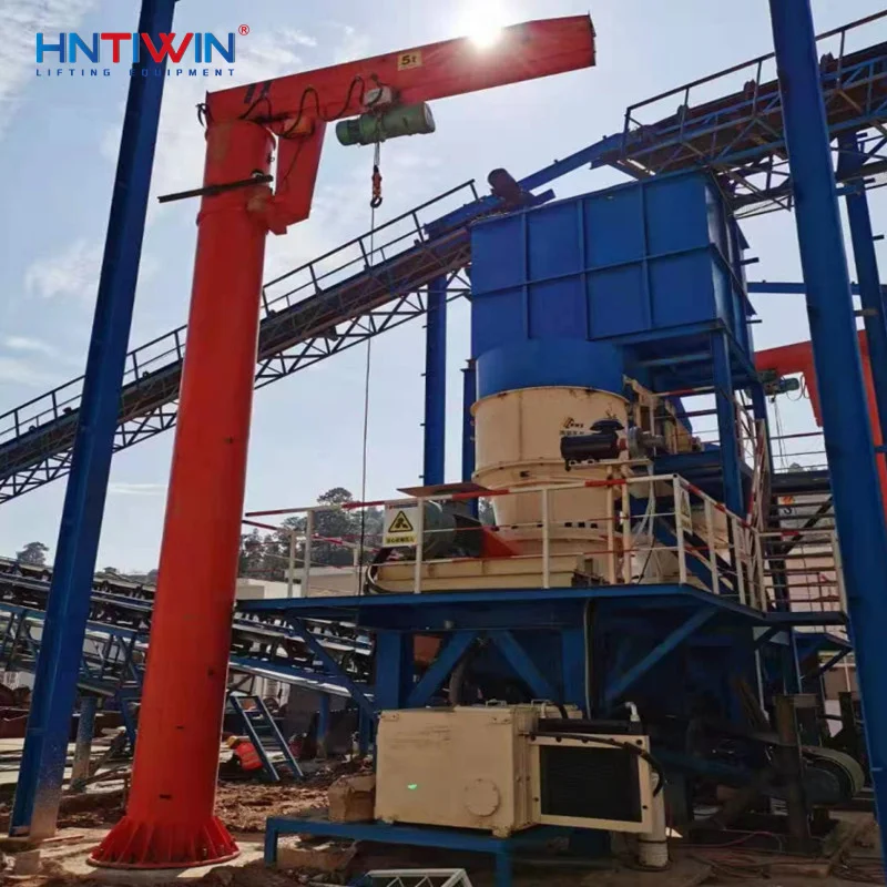 High quality New design rotary gear jib crane controller with wireless remote control