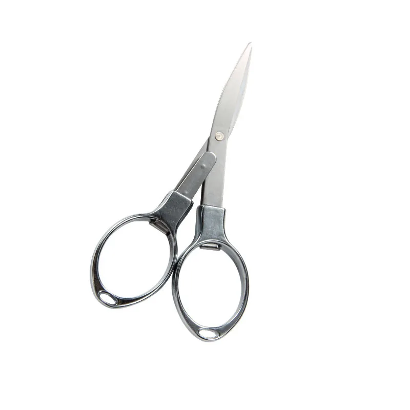 1PCS Portable Folding Scissors Carbon Steel Line Cutting Tools Mini Hand Tool Supplies Multifunctional Needlework Scissors