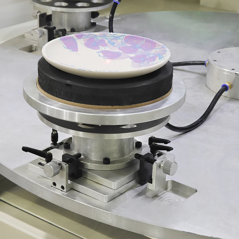 Ceramic Three Color Pad Printer Printing Machine for Dishes, Bowls, Saucer, Plates and Ceramic Tray Servo