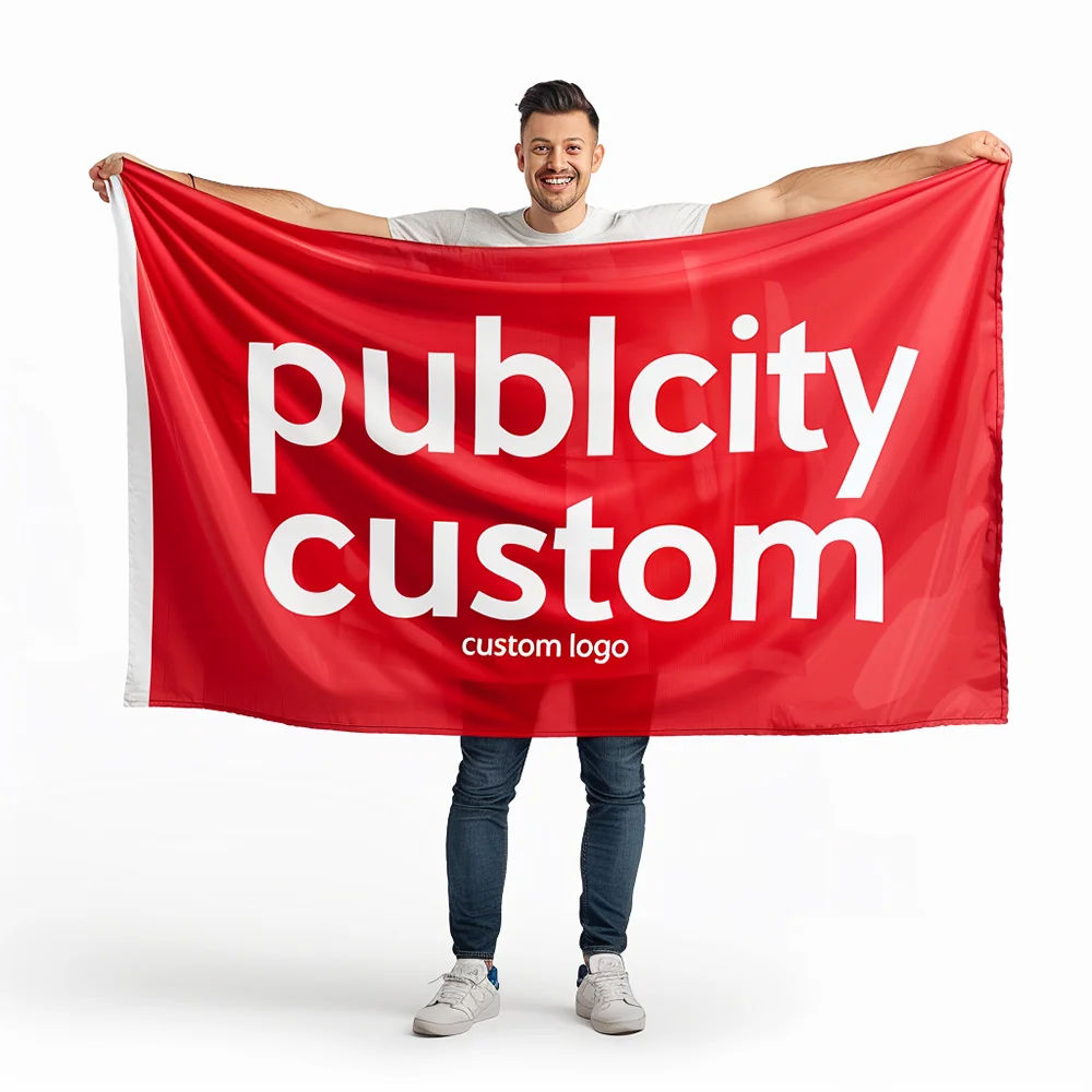 Advertising promotional flags banners feather country flag 3x5 with logo print polyester custom wall flags
