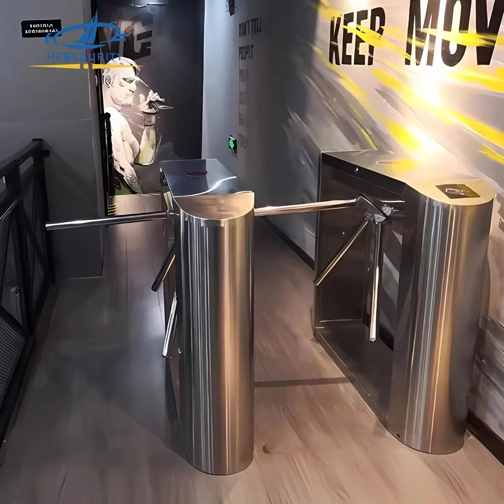 HFSecurity TR06 Seamless Entry and Exit with Our Cutting-Edge Tripod Turnstile - Built for Modern Security Needs