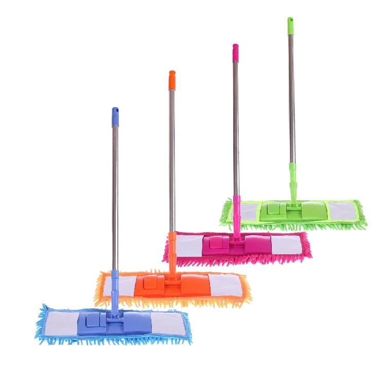 Household Cleaning Tools 100% Polyester Telescopic Handle 360 Spin Mop