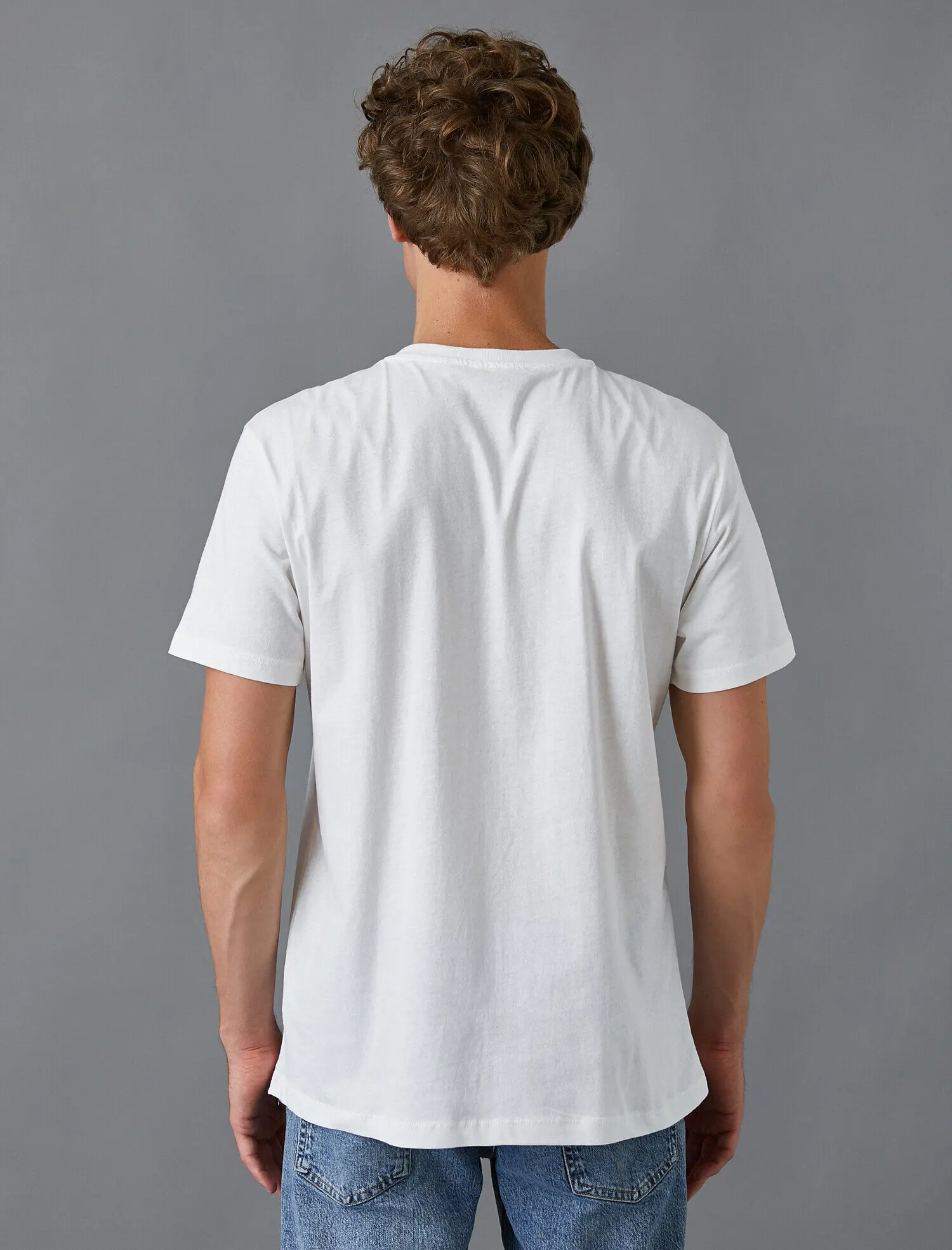 MGOO Screen Printing Big Logo Men T Shirt 1810gsm 100% Cotton Fabric Men Wholesale Design