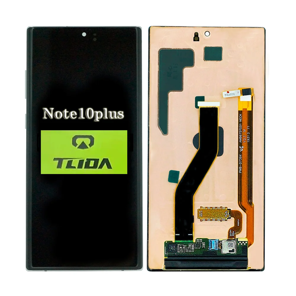 Оригинальный ЖК-дисплей для телефона Samsung Galaxy Note10 + Note 10 Plus ЖК-экран деталь