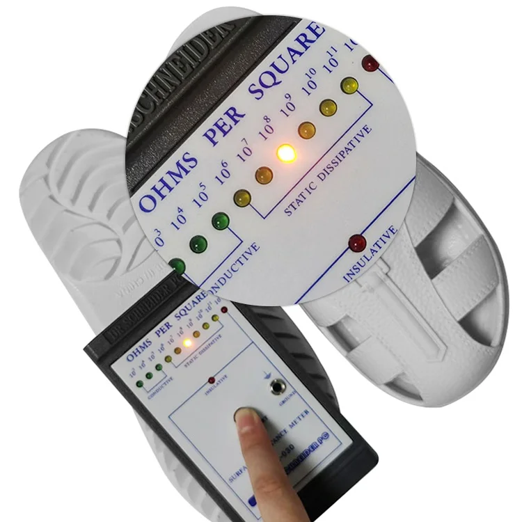 Good Sale Integrated Molding Unisex Design ESD Antistatic Work Slipper for Cleanroom Studio