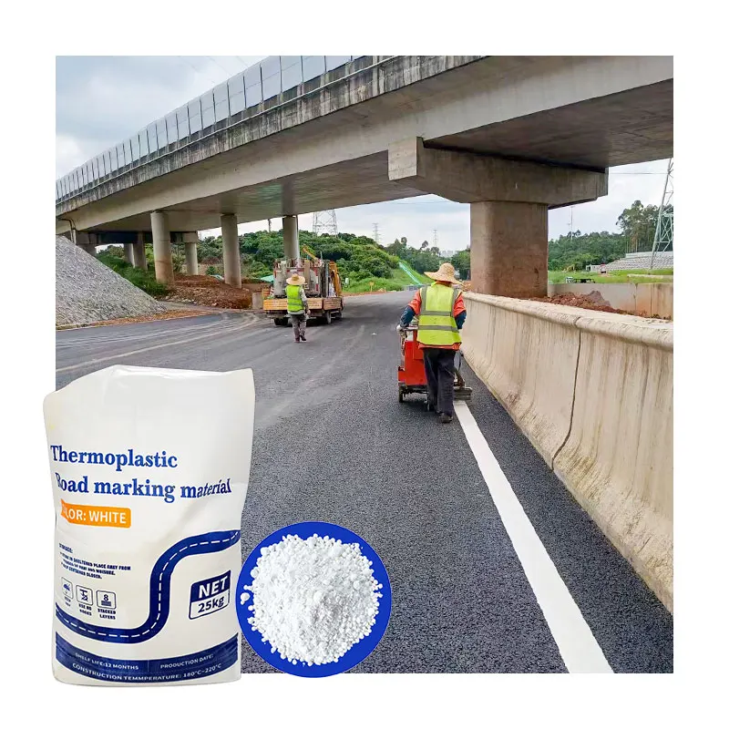 Customized packaging with logo road paint easy boiling thermoplastic road marking paint