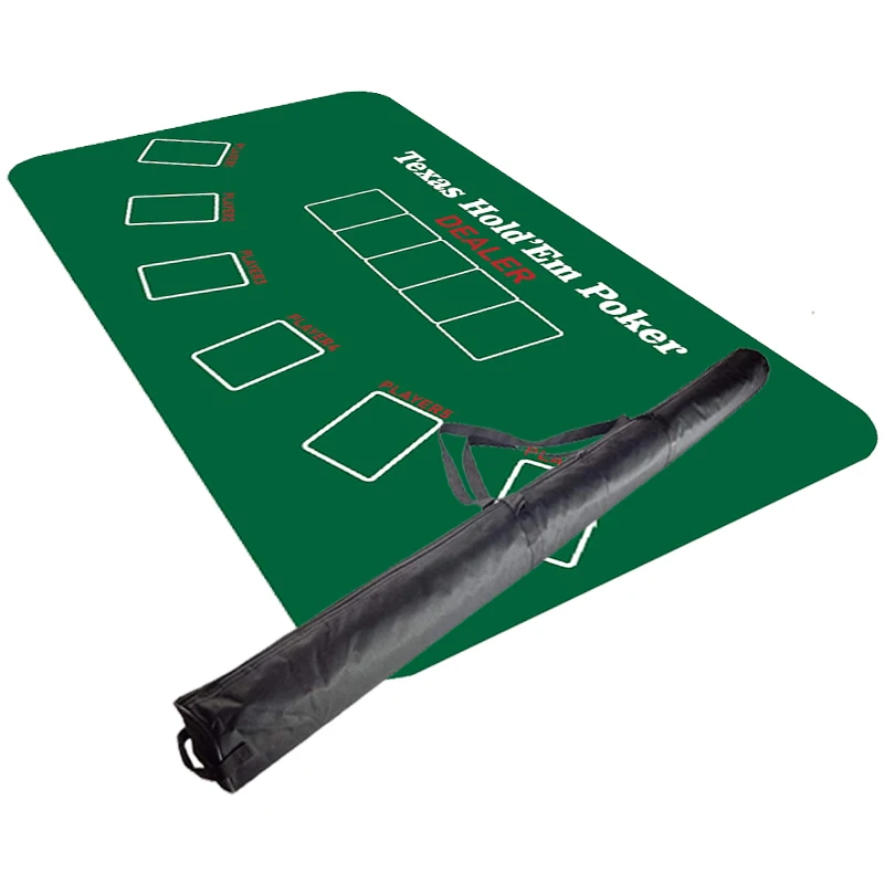 Anti-slip 120*240 Printing Neoprene Folding Custom Rubber 5mm Thick Poker Table Mat 240x120 Cm