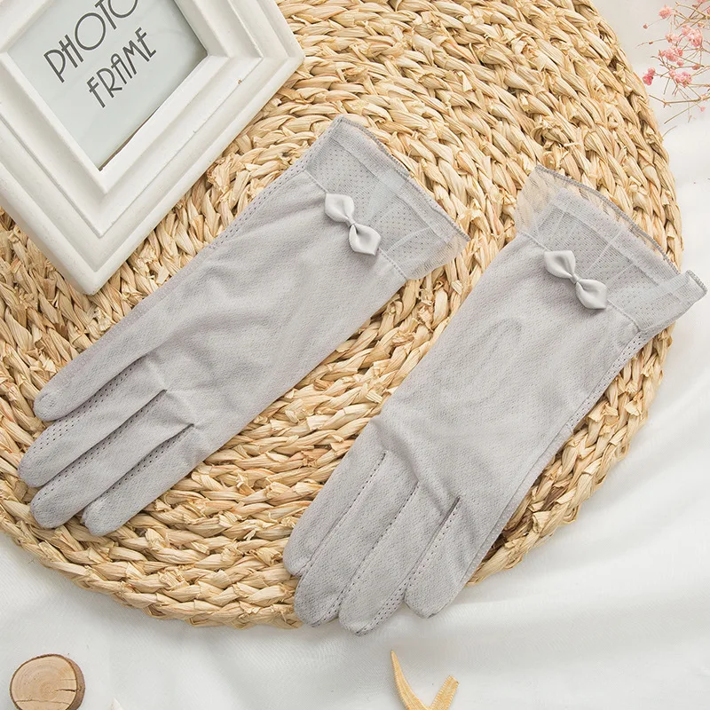 Летняя женская кружевная Солнцезащитная варежка для вождения