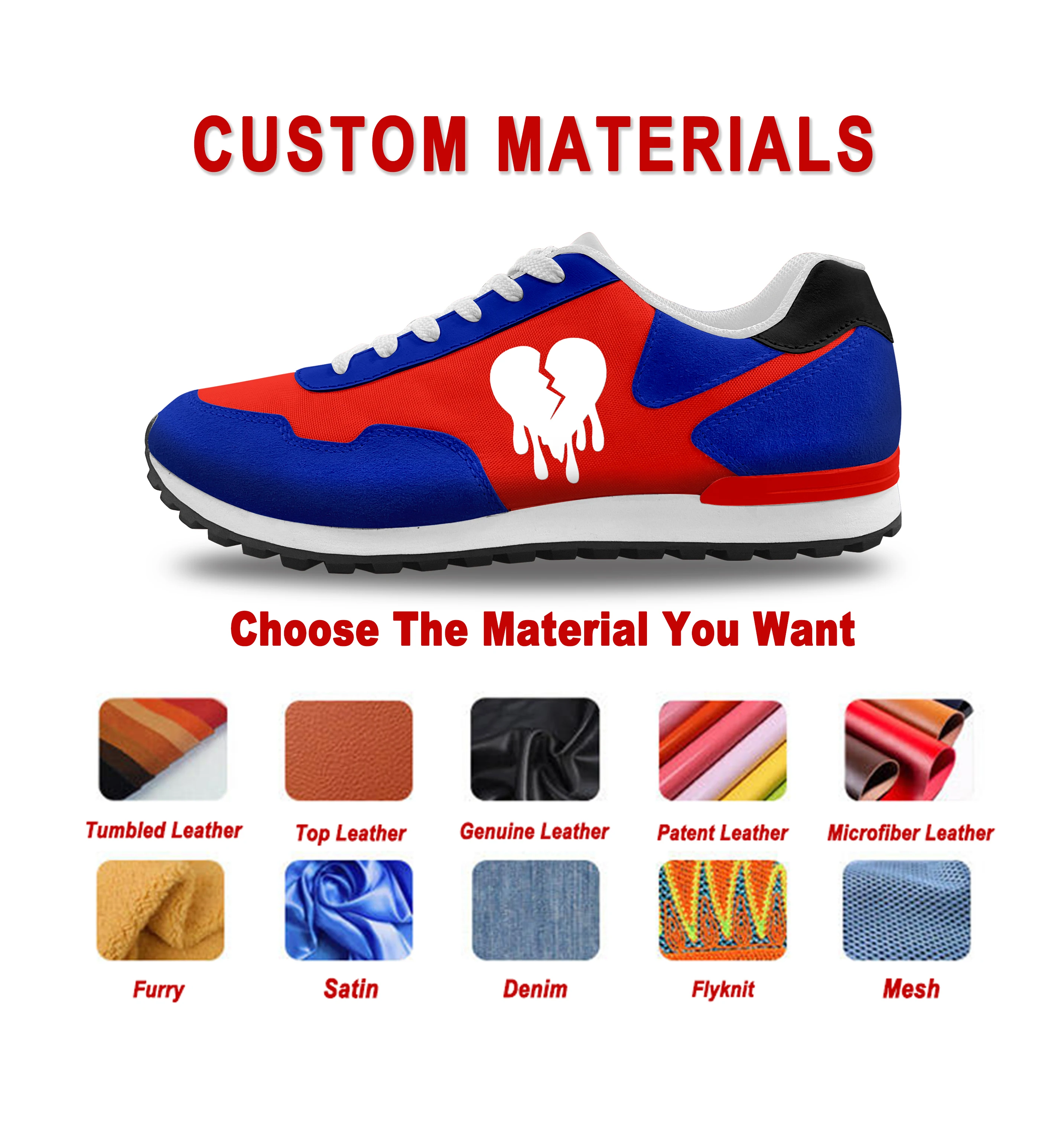 Small Order Customize Brand Women Shoe Box Manufacturer TPR EVA Men Sneakers Running Shoes Sports Custom Trainer Running Shoes