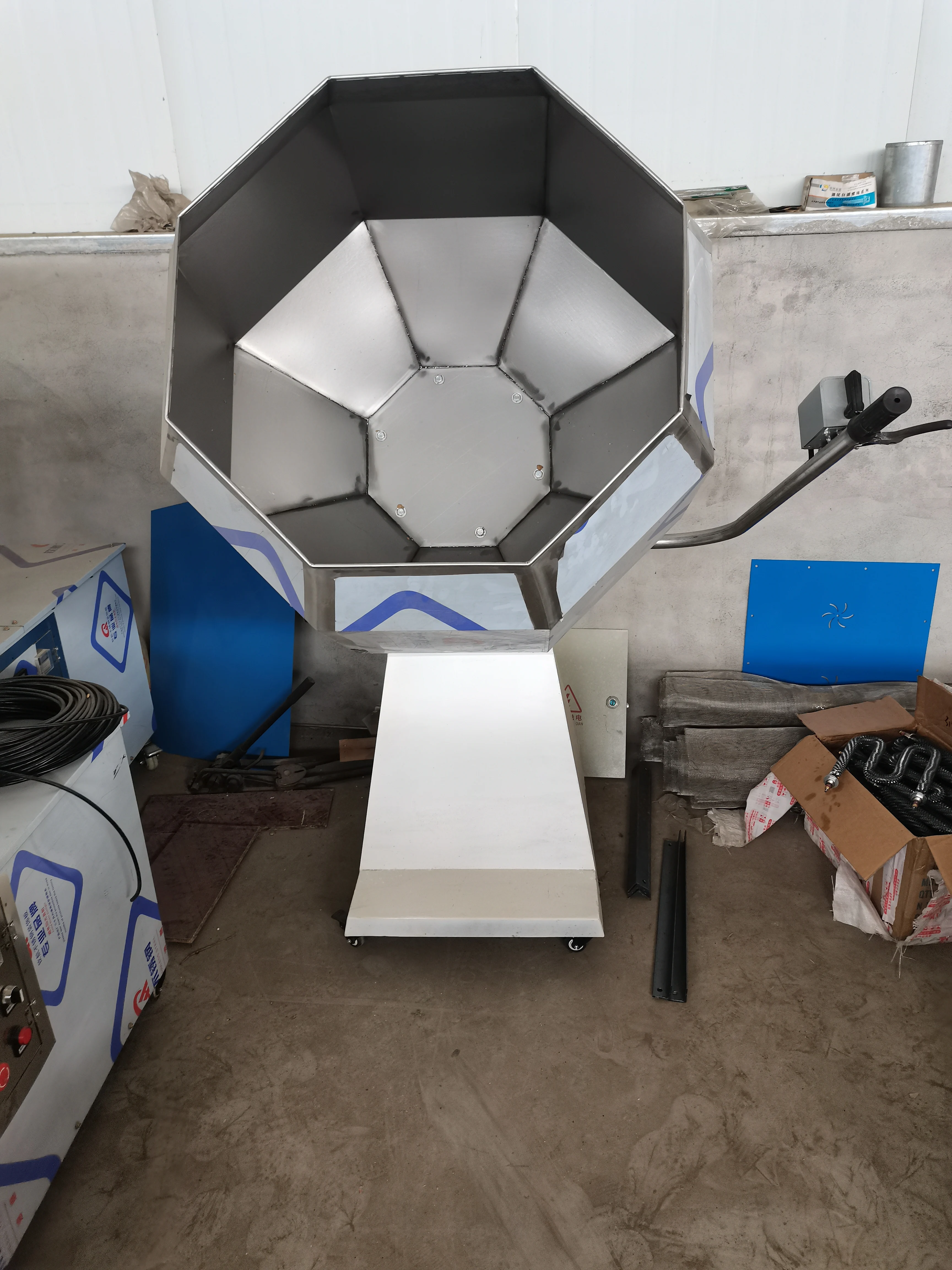 2023 New snack food seasoning flavoring powder peanut coating machines