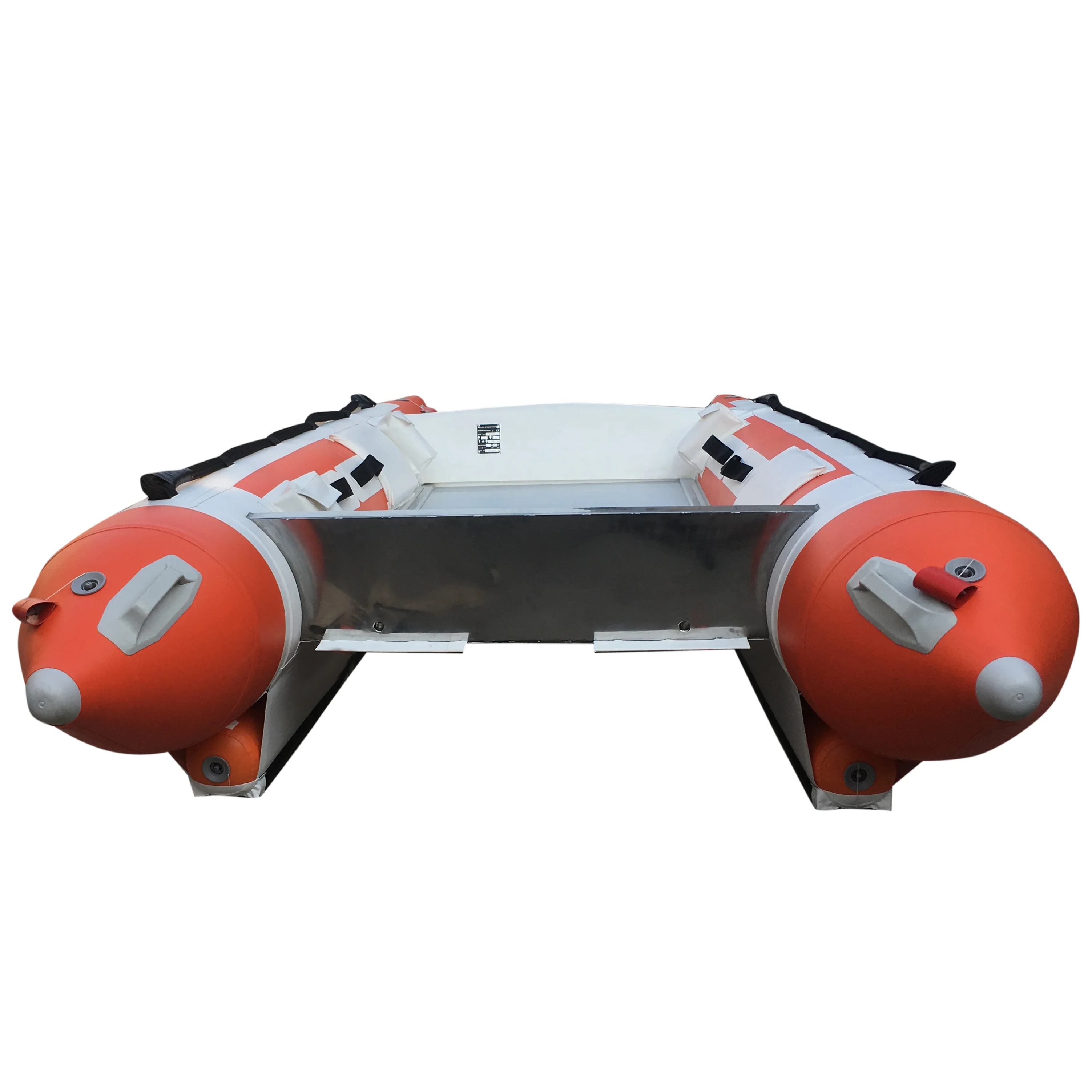 Goethe 335cm   Fishing Aluminum Bottom Rowing Boats For 2 Person GTMC330 Airbag Diameter 50cm Chinese catamaran