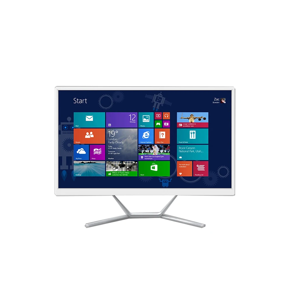 23.8inch stable quality high capacity IPS display 1920*1080 J4125/N5095/J6412/I3/I5/I7 1 to 12th PC all in one