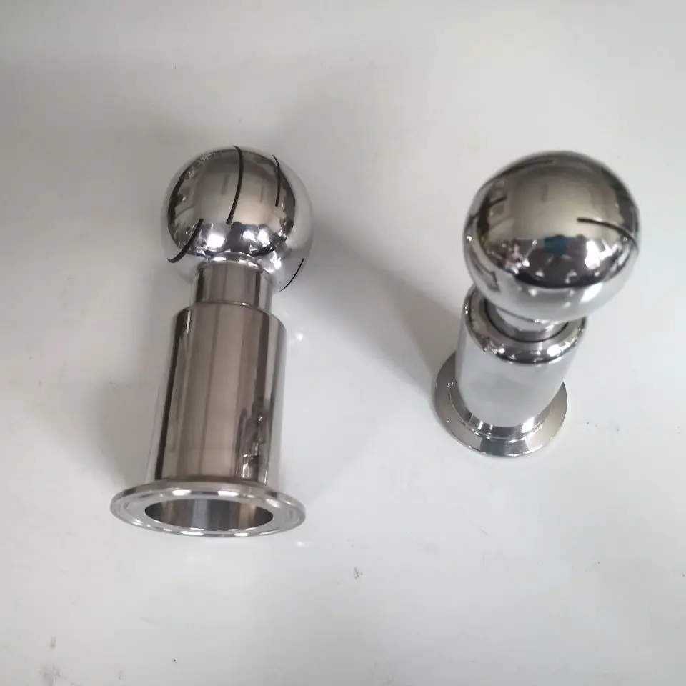 
When zhou yili 304 stainless steel bolt cleaning ball sanitary 360 degree rotary tank washer spray ball 