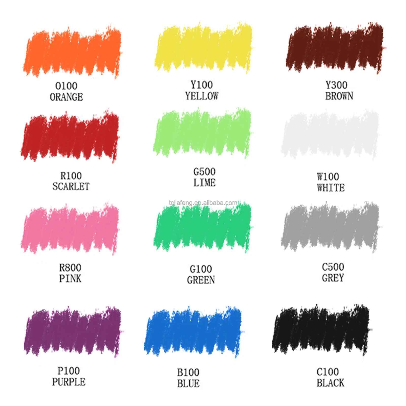 Artecho 12 colors 432 pcs round super soft oil pastel sticks for art supply