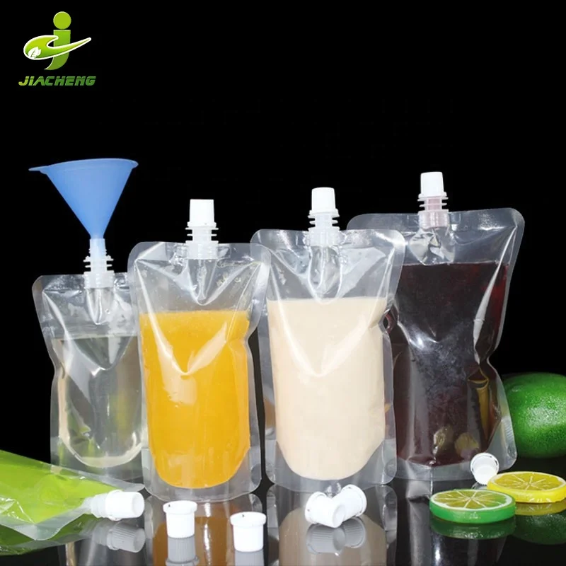 Halloween large drink filling avec bec yaourt sacs d emballage pour jus fruta chupete bolsa jiuce / blended fruits honey pouch